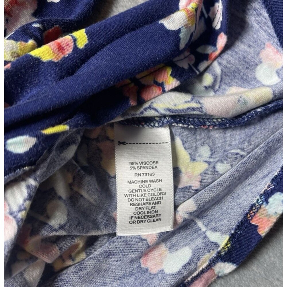 Cable & Guage silky soft womens floral blouse sz PL cottage fairy party Y2K - Picture 8 of 8